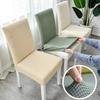 Dicker einfarbiger Stuhlbezug dehnbarer Stuhlbezug waschbar abnehmbar Esszimmer universelle Passform