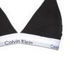 CALVIN KLEIN Letter Print Minimal Comfort Triangle Bra Women Black QF1061-001