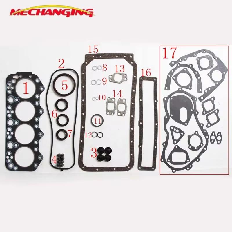 For DAIHATSU ROCKY D TD 2.8L DL DLT Engine Seal Gasket Engine Rebuilding Kits Full Set 04111-87322 50120800