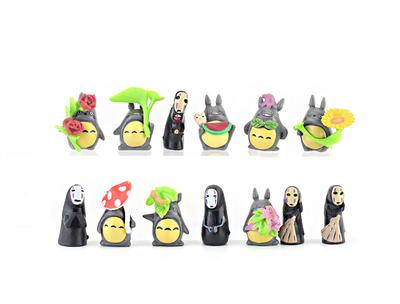 12pcs Cartoon Movie Figure Mini Statue Cute Toys Room Ornaments Kawaii Figures Toy Kid Gifts Collecctibles