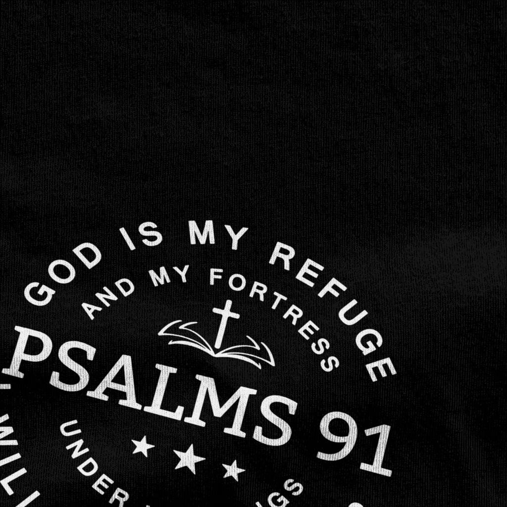 Bible Gateway Psalm 91 Herren Damen T-Shirts Christus Accessoires Mode T-Shirt 100% Baumwolle Grafik