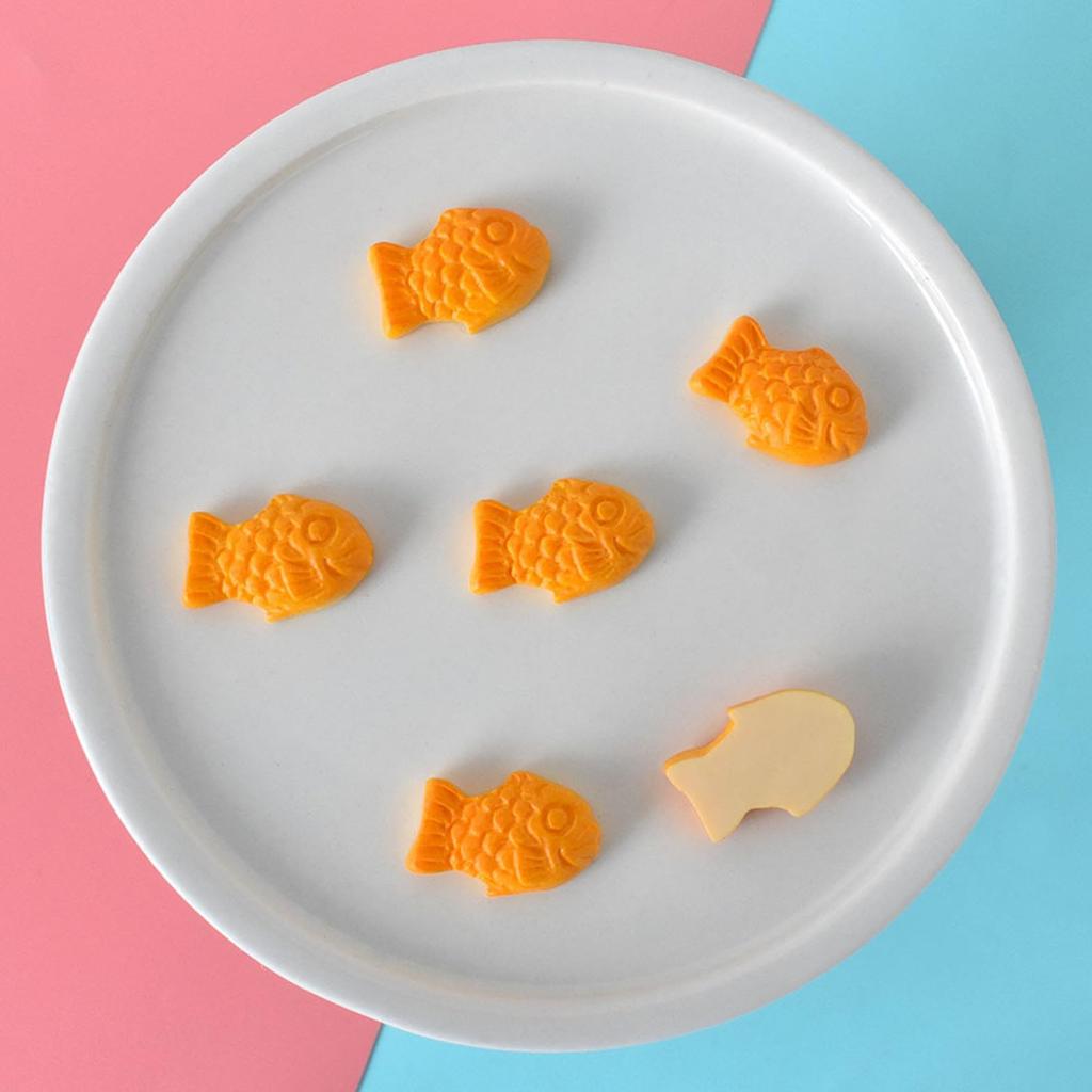 NOELAMOUR Taiyaki Food Mini Small Cute Realistic Food Display Ornaments Samples, Taiyaki, Models, Taiyaki, Models, (20 Pieces)