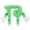 24cm STEAL A BRAINROT Green No.67 Plush Toy Cute House Dolls Game Surrounding Green No.67 Toys Soft Toys for Kids Birthday Gifts