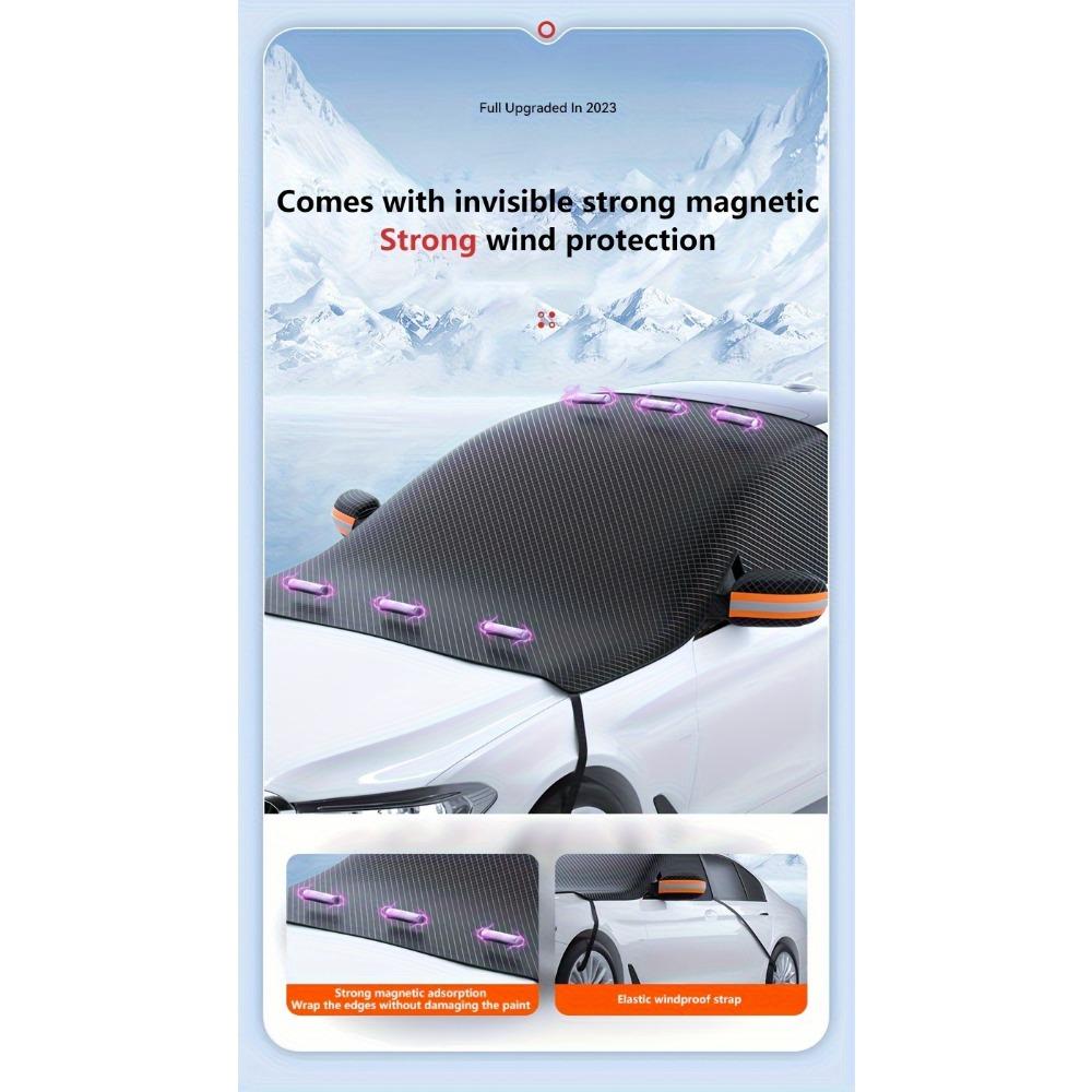 Parbriz gros de iarnă, protecție împotriva zăpezii și înghețului, potrivire universală