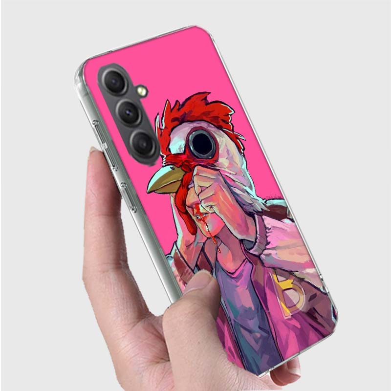 Game Hotline Miami Phone Case for Samsung A16 A26 A36 A56 A17 A37 A57 A07 A06 A02S A03 A04S A05S Galaxy Note 20 10 A50S A71 A51