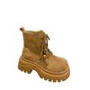 9691-2 British Martin Boots Women's Summer 2025 New Retro Platform Short Boots Heightening Locomotive Rhubarb Boots