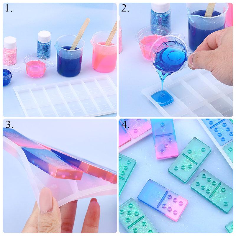Transparent Epoxy Resin Molds Set Silicone Molds For Epoxy Resin Kit Silicone Moule For Jewelry Making DIY Craft Art Supplies