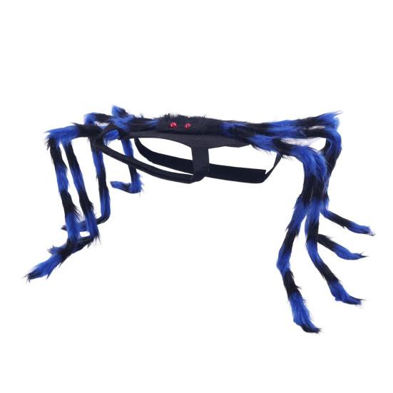 Kostým pavouka pro mazlíčky Halloween Huňatý Obří Simulační Pavouk Oblečení pro Kočky Malé Střední Psy Mazlíček Halloweenská Párty Cosplay Převlek Doplněk
