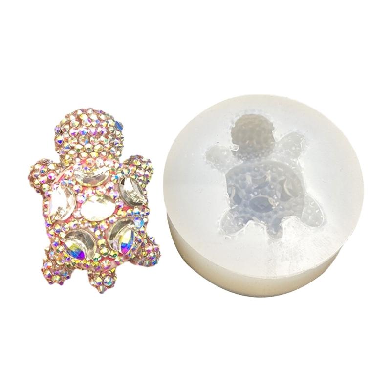 

Flexible and Sturdy Silicone Jewelry Ornament Mold For Craft Enthusiasts Creating Detailed Diamonds Turtles Resin Pieces