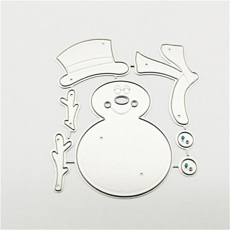 Snowman Metal Cutting Dies Stencil for DIY Scrapbooking Photo Album Embossing Paper Cards Crafts Diecuts