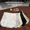 Ladies Spring and Summer New Lace Non Trace High Waist Breathable Comfortable High Waist Underwear