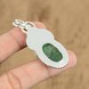 Birthday Gift For Her Natural Green Aventurine Gemstone Pendant 925 Silver