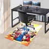 1pc Mega Man Anime Cartoon Design Office Chair Mat Non-Slip Carpet for Home Decor, Living Room, Bedroom, Game Room - Perfect Gift for Fans!Y066