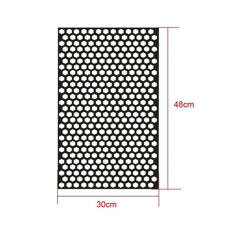 Black Car Rear Tail Light Cover Honeycomb Sticker Tail-lamp Decal Accessories