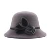 Autumn and winter women woolen basin hat thickened middle-aged mother bucket hat grandma hat in the elderly hat