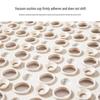 Square Anti-Slip Bathroom Mat with Suction Cups for Shower and Massage
