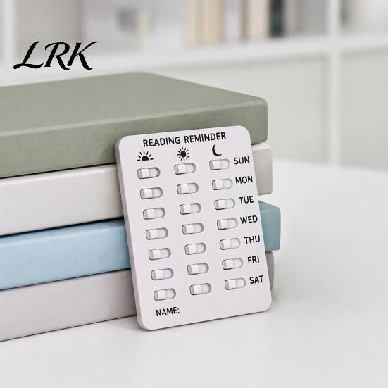Medikamenten-Leseplaner Fütterungserinnerung, Medikamenten- & Tracker-Tafel, Wiederverwendbare Zeitplan-Karte mit Grünem Pillen-Tracking-Kalender-Schiebereglern,
