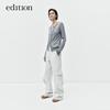 Edition E+ Cloud Series Autumn Faux Two-Piece Wool Knit Sweater