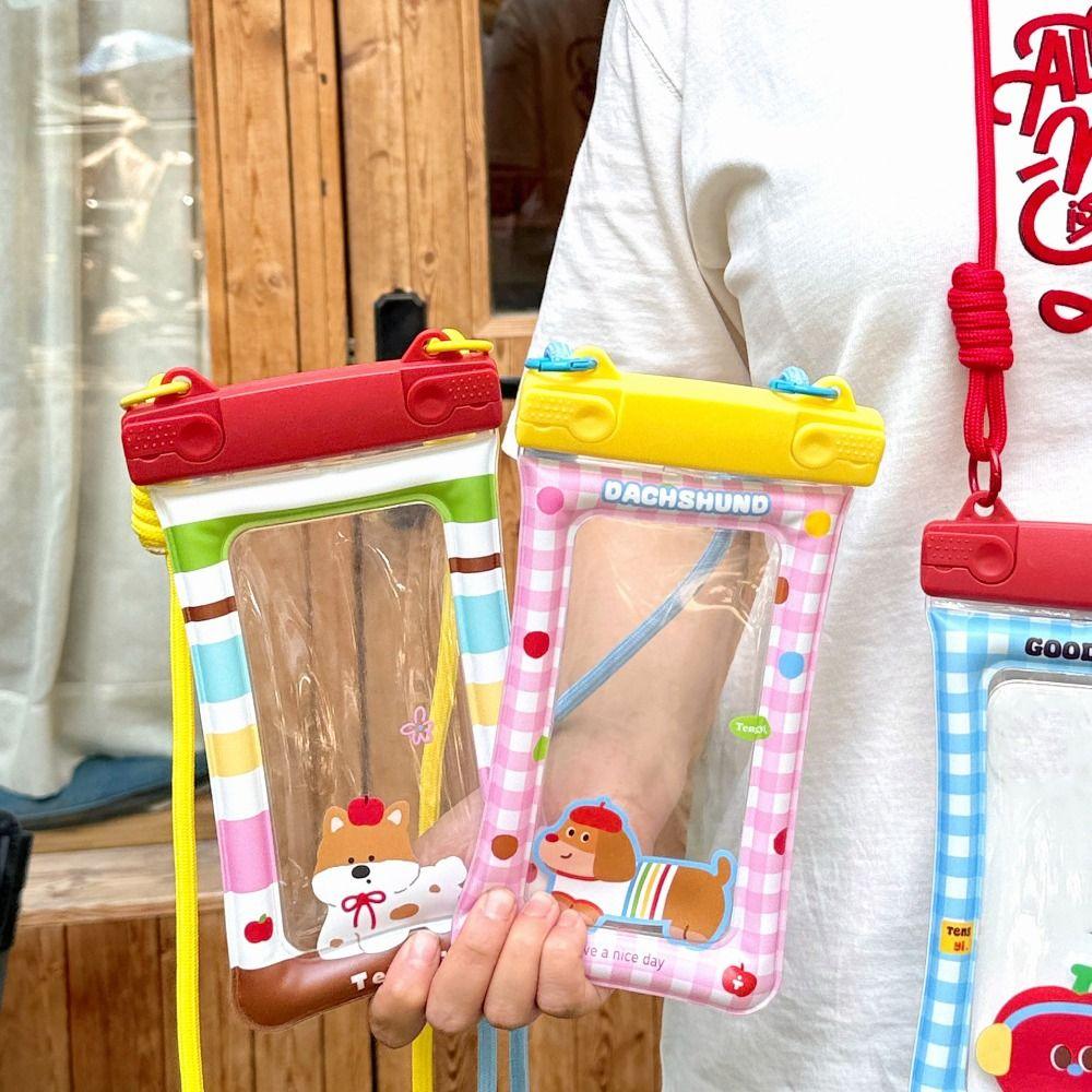 Transparent Hanging on Neck Phone Bag Floating Phone Dry Cover Swimming