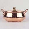 Pentola in rame, pentola da cucina, padella per stufato, realizzata a mano, elegante per piano cottura, induzione