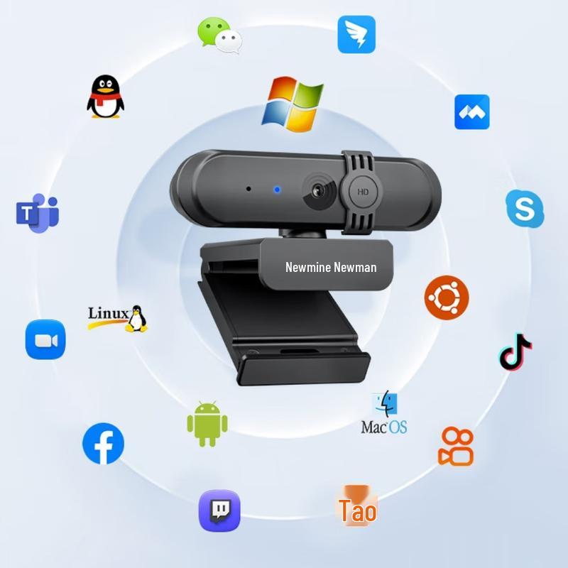 Newman NM-S601 1080P HD USB Webcam with Microphone (CN version)