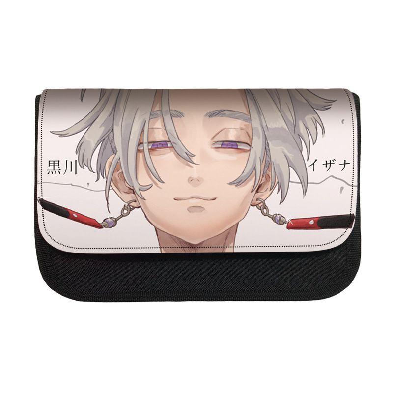 Tokyo Revengers Polyester School Pencil Case With Large Capacity And Smooth Zipper