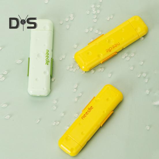 3-i-1 Nåletreder Sømspretter Nåloppbevaringsboks Håndsøm Broderi Korssting Nåletreding Trådfjerningsverktøy