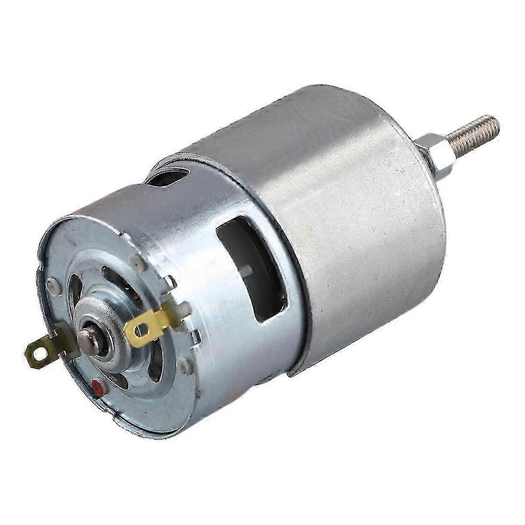 755 DC Motor for Weed Trimmer 21V Grass Cutter Motor with Long Shaft for Efficient Weed Cutting and Js Less