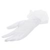 Evening Party Women Bridal Wedding Prom Lace Trim Bowknot Finger Short Gloves