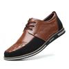 New Style Men's Shoes Front Lacing All-match British Large Size Trendy Shoes Sports Wind Business Formal Leather Shoes