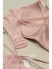 European & American Sexy Lace Bra Set: French Embroidered, Anti-Sagging Design for Smaller Look.