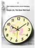 My Little Pony Cartoon Wall Clock - Silent Quartz for Kids' Room