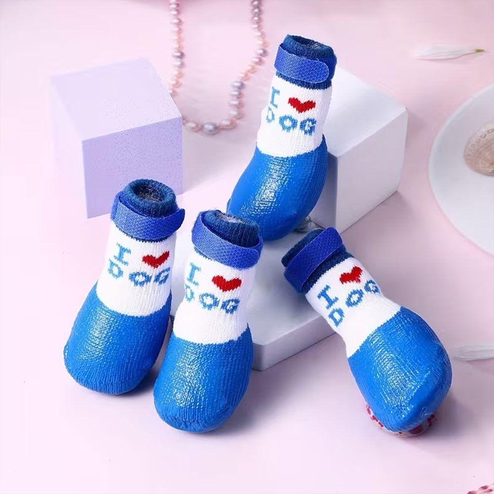 Waterproof Pet Boots Anti-slip Dog Foot Cover Portable Dog Shoes  Pet Supplies