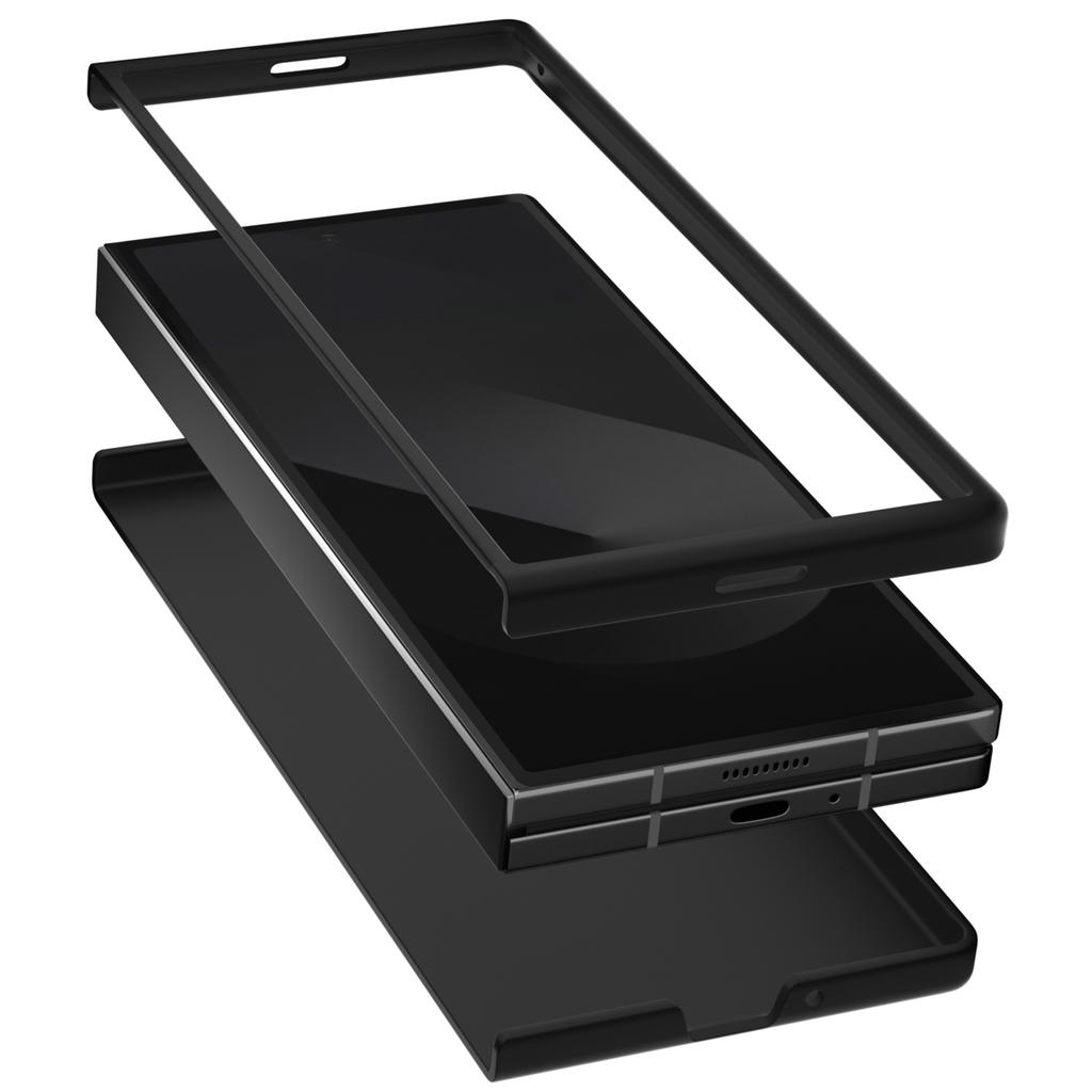 For Samsung Galaxy Z Fold Special Case Cowhide Texture Hard PC+PU Protective Phone Cover