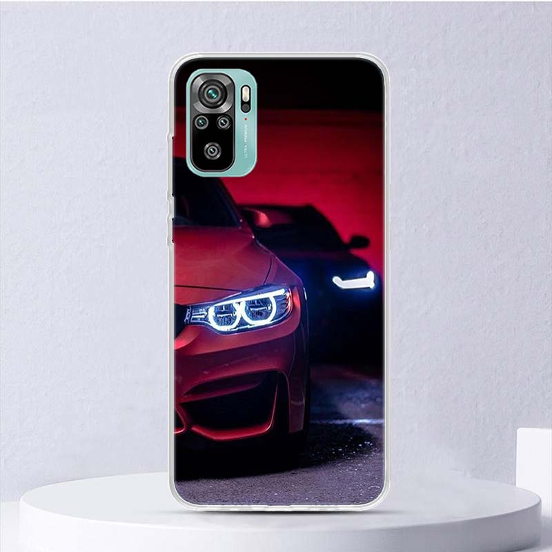 

Мягкий чехол сине-красного цвета с автомобилем M3 M4 для Xiaomi Redmi 10 10A 10C 9 9A 9C 9T, чехол для телефона 8 8A 7 7A 6 6A S2 K20 K40 Pro 10X Funda Coque Redmi S2