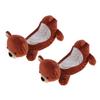 Copris Pattini da Ghiaccio Animali Carini Morbidi Peluche Protezioni Pattinaggio Artistico Copris Pattini da Hockey Sport Invernali