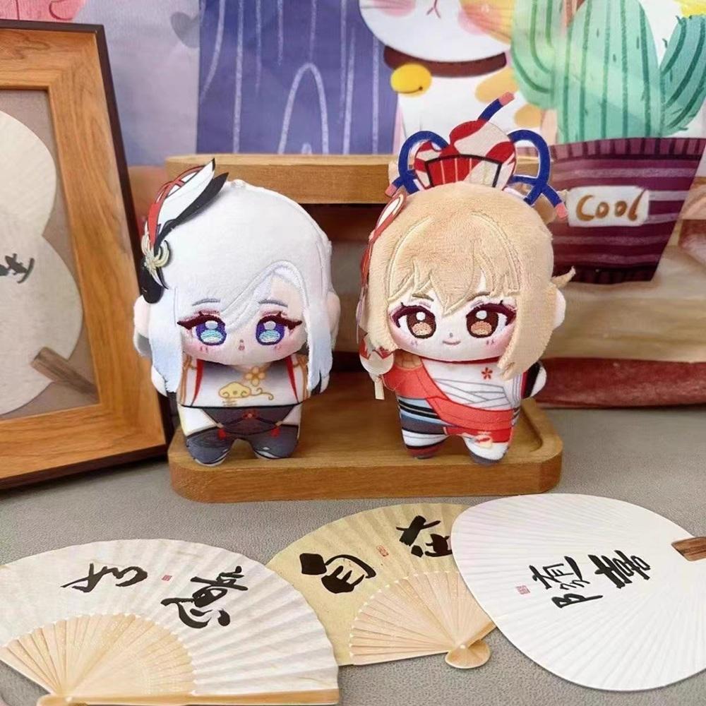 Peluche Genshin Impact Arataki Itto Kamisato Ayato Shenhe Yoimiya Jeu Anime Poupée en Peluche Figure Dessinée Pendentif Porte-clés