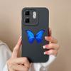 For Infinix Smart 9 Case Fashion Butterfly Liquid Silicone Full Protection Back Cover For Infinix Smart9 Model X6532 Phone Shell