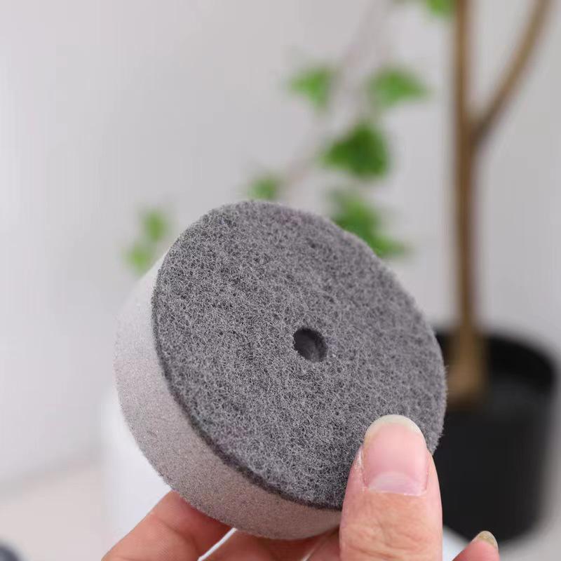 Automatic Liquid Dispensing Pot Washing Brush: Multifunctional Press-Type Kitchen Sponge Brush.