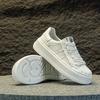 thick-soled little white shoes women's spring and summer new versatile casual board shoes shell head leather mesh flat-soled biscuit shoes