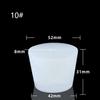 1PCS Home Brew Wine Stoppers Silicone Plug with 8mm Hole for Airlock Valve Bubbler Fermentation Exhaust Valve Silicone Rubber Plug