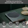 2/6 Pcs Induction Cooktop Mat Non-stick Induction Cooktop Protector Pad Heat Resistant Placemat for Home and Kitchen Accessories
