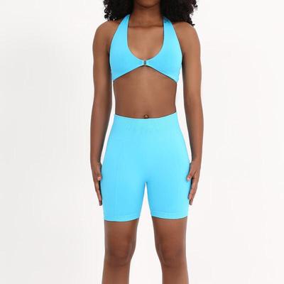 Longchan Women's Sports Bra & Shorts Set