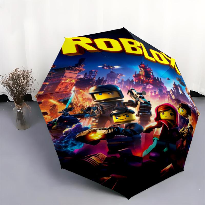 Roblox Quest Automatic Umbrella - Suitable Travel Outdoor Portable Umbrella Birthday Gift Daily Essentials
