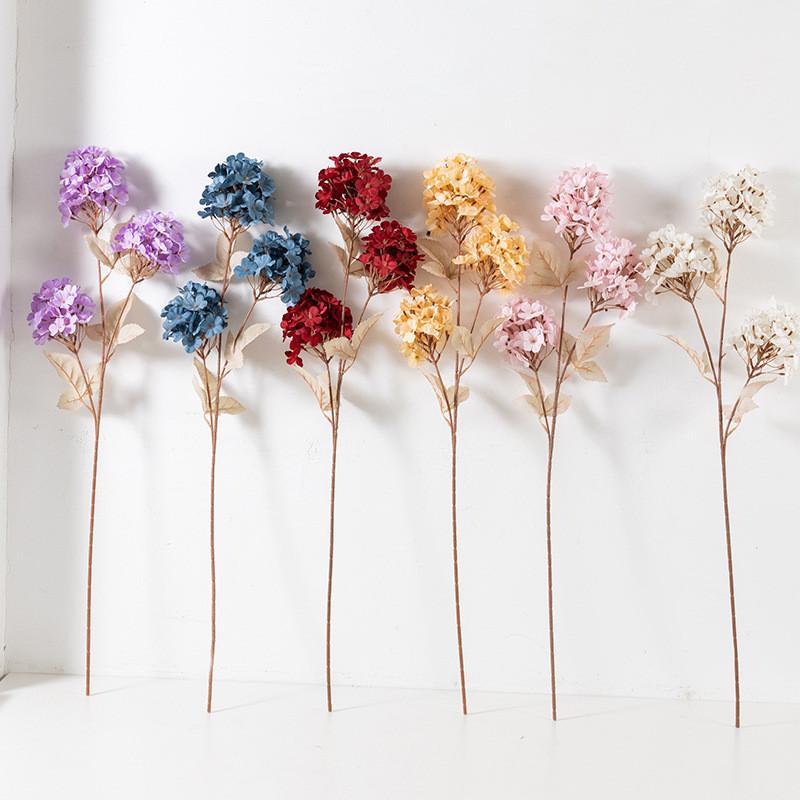 Simulation Flower Hydrangea Living Room Hotel Decoration Outdoor Accessories