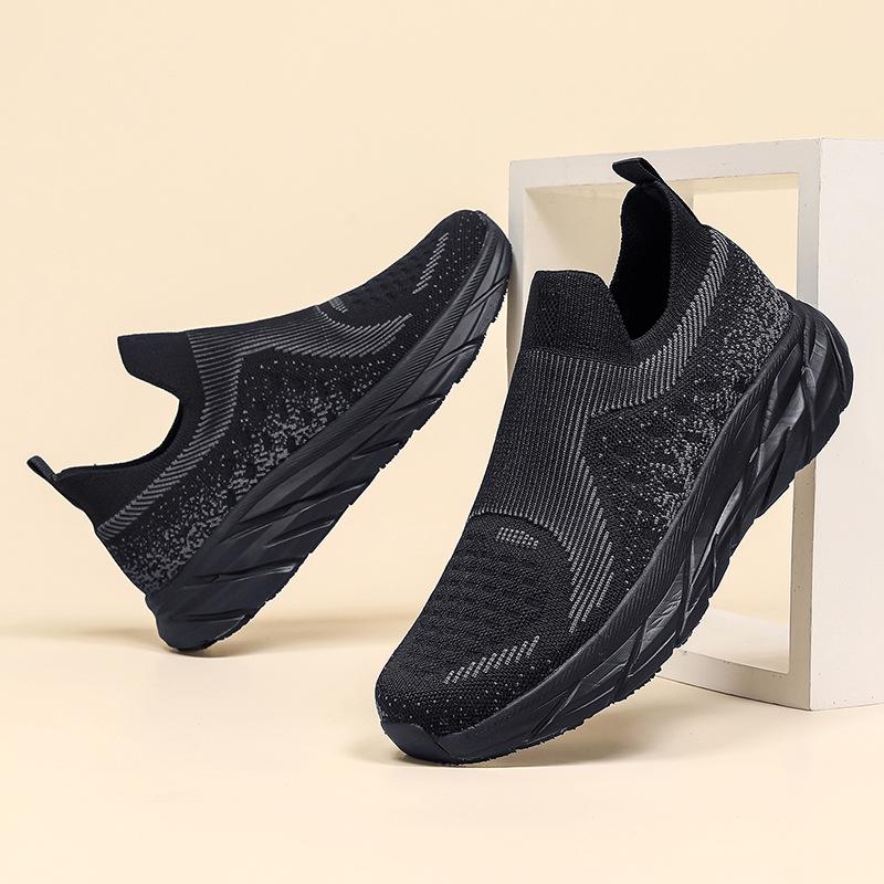 Large size couple flying woven casual sneakers flying woven men s and women s shoes net shoes large size men s shoes casual shoes sneakers 36