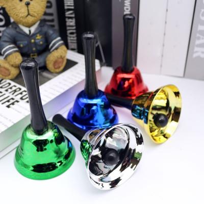 Vintage Alloy Hand Bell with Plastic Handle Super Loud Heavy Duty Wedding