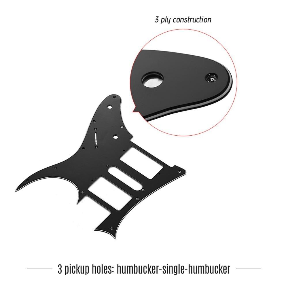 White Pearl Color And Black HSH Guitar Pickguard Guitar Pick Guard  For Electric Guitar чёрный