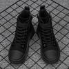 Fashion Men's breathable round toe motorcycle boots casual hiking shoes high top wear-resistant anti-oxidation versatile fashion