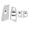 4pcs Car Window Switch Lift Panel Button Frame Cover Trim For- 5 Series G30 2017-2018 Car Sticker S